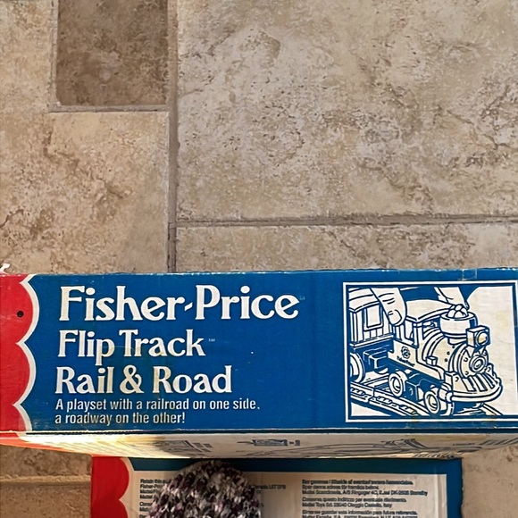 VTG 1992 Fisher Price Flip Track Rail & Road - Picture 10 of 16